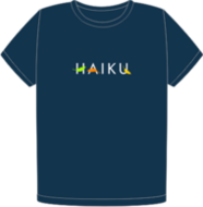 Haiku organic tight navy t-shirt (FW0473)