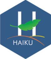 Pegatina Haiku H logo (FW0481)