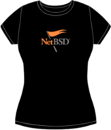 Camiseta NetBSD entallada (FW0507)