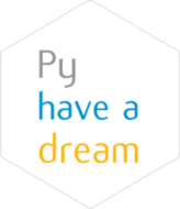 Py Have a Dream white sticker (FW0550)