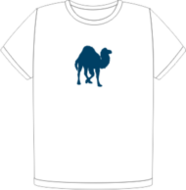 Perl Camel Blue t-shirt (FW0554)