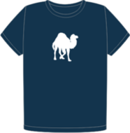 Perl Camel Navy t-shirt (FW0556)