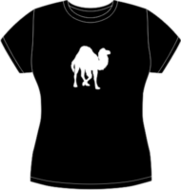 Perl Camel White t-shirt (FW0558)
