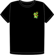 Konqi black t-shirt (FW0584)