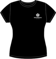 Camiseta Wikimedia España (WMEs) entallada (FW0590)