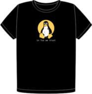 In Tux we trust t-shirt (FW0632)