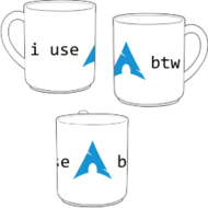 Arch btw mug (FW0640)