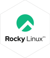 Rocky Linux White sticker (FW0648)