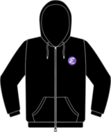 Emacs heart with zipper sweatshirt (FW0667)