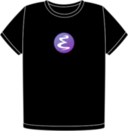 Emacs black t-shirt (FW0671)