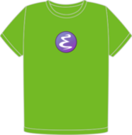 Camiseta Emacs real green (FW0676)