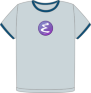Emacs Retro Ringer organic t-shirt (FW0677)