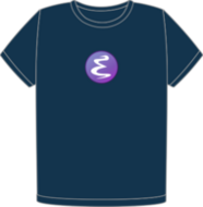 Emacs navy organic t-shirt (FW0679)