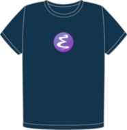 Camiseta Emacs navy organic (FW0679)