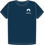 Codeberg Organic Navy t-shirt (FW0888)
