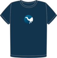 Perl Camel navy organic t-shirt (FW0893)