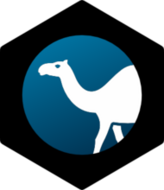 Perl Camel black sticker (FW0906)