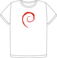 Debian Spiral t-shirt (FW0909)