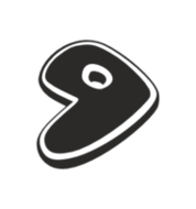Gentoo black 7 cms. vinyl (FW0930)