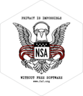 No-NSA white sticker (FW0935)