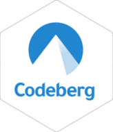 Codeberg white sticker (FW0937)