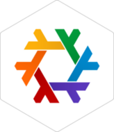 NixOS Rainbow white sticker (FW0965)